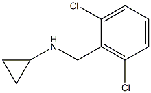 N-[(2,6-dichlorophenyl)methyl]cyclopropanamine Structure