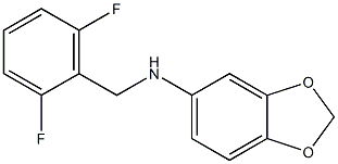 N-[(2,6-difluorophenyl)methyl]-2H-1,3-benzodioxol-5-amine 구조식 이미지