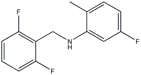 N-[(2,6-difluorophenyl)methyl]-5-fluoro-2-methylaniline Structure