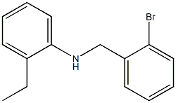 N-[(2-bromophenyl)methyl]-2-ethylaniline 구조식 이미지