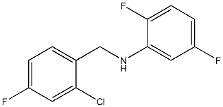 N-[(2-chloro-4-fluorophenyl)methyl]-2,5-difluoroaniline Structure
