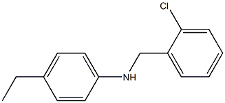 N-[(2-chlorophenyl)methyl]-4-ethylaniline 구조식 이미지