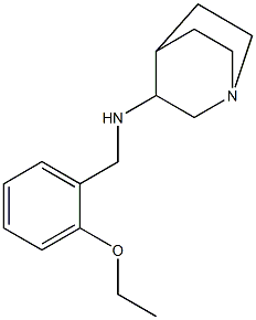 N-[(2-ethoxyphenyl)methyl]-1-azabicyclo[2.2.2]octan-3-amine 구조식 이미지