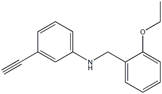 N-[(2-ethoxyphenyl)methyl]-3-ethynylaniline 구조식 이미지