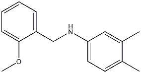 N-[(2-methoxyphenyl)methyl]-3,4-dimethylaniline 구조식 이미지