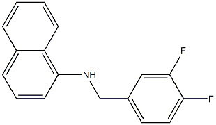 N-[(3,4-difluorophenyl)methyl]naphthalen-1-amine Structure