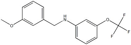 N-[(3-methoxyphenyl)methyl]-3-(trifluoromethoxy)aniline Structure