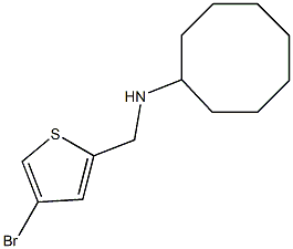 N-[(4-bromothiophen-2-yl)methyl]cyclooctanamine 구조식 이미지