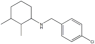 N-[(4-chlorophenyl)methyl]-2,3-dimethylcyclohexan-1-amine 구조식 이미지