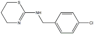 N-[(4-chlorophenyl)methyl]-5,6-dihydro-4H-1,3-thiazin-2-amine Structure