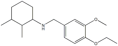 N-[(4-ethoxy-3-methoxyphenyl)methyl]-2,3-dimethylcyclohexan-1-amine Structure