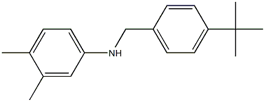 N-[(4-tert-butylphenyl)methyl]-3,4-dimethylaniline Structure