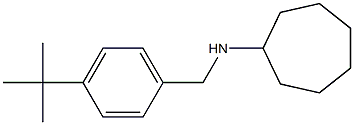 N-[(4-tert-butylphenyl)methyl]cycloheptanamine Structure