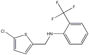 N-[(5-chlorothiophen-2-yl)methyl]-2-(trifluoromethyl)aniline 구조식 이미지