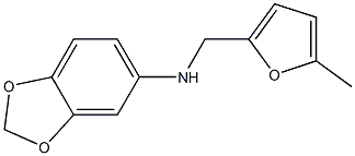 N-[(5-methylfuran-2-yl)methyl]-2H-1,3-benzodioxol-5-amine Structure