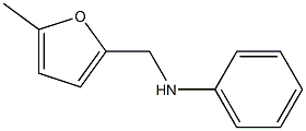N-[(5-methylfuran-2-yl)methyl]aniline 구조식 이미지