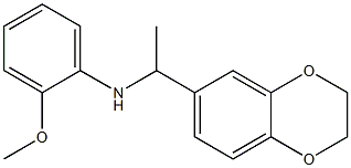 N-[1-(2,3-dihydro-1,4-benzodioxin-6-yl)ethyl]-2-methoxyaniline Structure