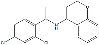 N-[1-(2,4-dichlorophenyl)ethyl]-3,4-dihydro-2H-1-benzopyran-4-amine Structure