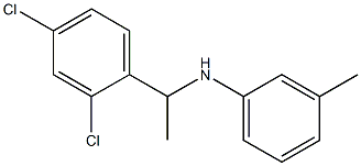 N-[1-(2,4-dichlorophenyl)ethyl]-3-methylaniline Structure