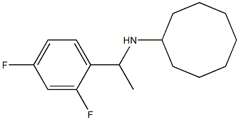 N-[1-(2,4-difluorophenyl)ethyl]cyclooctanamine 구조식 이미지