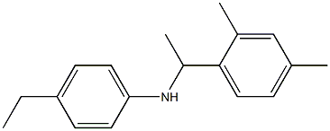 N-[1-(2,4-dimethylphenyl)ethyl]-4-ethylaniline 구조식 이미지