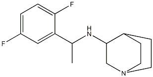 N-[1-(2,5-difluorophenyl)ethyl]-1-azabicyclo[2.2.2]octan-3-amine Structure