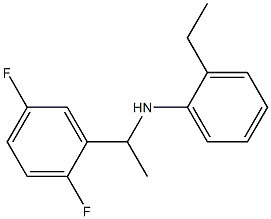 N-[1-(2,5-difluorophenyl)ethyl]-2-ethylaniline 구조식 이미지