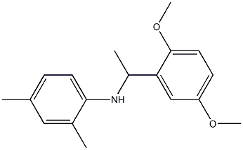 N-[1-(2,5-dimethoxyphenyl)ethyl]-2,4-dimethylaniline Structure