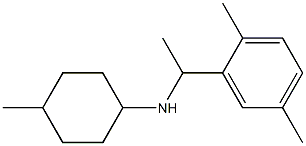 N-[1-(2,5-dimethylphenyl)ethyl]-4-methylcyclohexan-1-amine Structure
