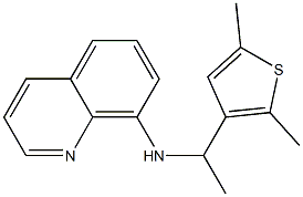 N-[1-(2,5-dimethylthiophen-3-yl)ethyl]quinolin-8-amine 구조식 이미지