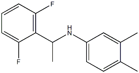 N-[1-(2,6-difluorophenyl)ethyl]-3,4-dimethylaniline 구조식 이미지