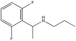 N-[1-(2,6-difluorophenyl)ethyl]-N-propylamine Structure