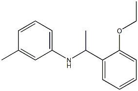 N-[1-(2-ethoxyphenyl)ethyl]-3-methylaniline Structure