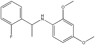 N-[1-(2-fluorophenyl)ethyl]-2,4-dimethoxyaniline 구조식 이미지