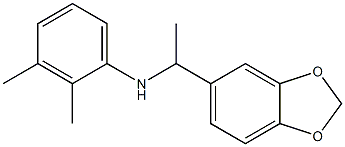 N-[1-(2H-1,3-benzodioxol-5-yl)ethyl]-2,3-dimethylaniline 구조식 이미지