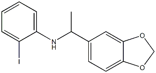 N-[1-(2H-1,3-benzodioxol-5-yl)ethyl]-2-iodoaniline Structure