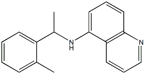 N-[1-(2-methylphenyl)ethyl]quinolin-5-amine 구조식 이미지