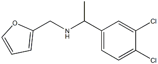 N-[1-(3,4-dichlorophenyl)ethyl]-N-(2-furylmethyl)amine 구조식 이미지