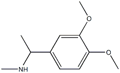 N-[1-(3,4-dimethoxyphenyl)ethyl]-N-methylamine 구조식 이미지