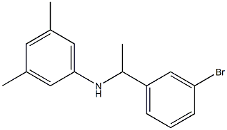 N-[1-(3-bromophenyl)ethyl]-3,5-dimethylaniline 구조식 이미지