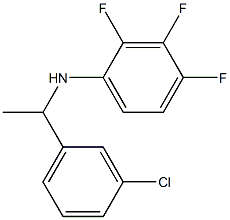 N-[1-(3-chlorophenyl)ethyl]-2,3,4-trifluoroaniline 구조식 이미지