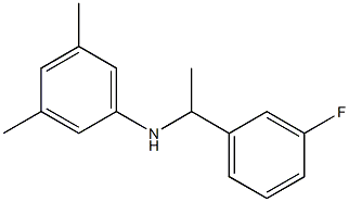 N-[1-(3-fluorophenyl)ethyl]-3,5-dimethylaniline Structure