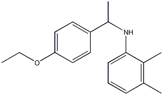 N-[1-(4-ethoxyphenyl)ethyl]-2,3-dimethylaniline Structure