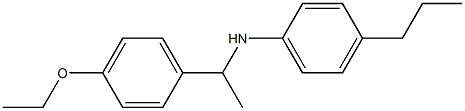 N-[1-(4-ethoxyphenyl)ethyl]-4-propylaniline 구조식 이미지