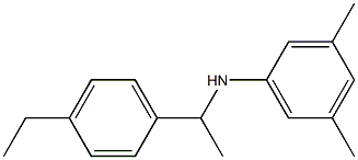 N-[1-(4-ethylphenyl)ethyl]-3,5-dimethylaniline 구조식 이미지