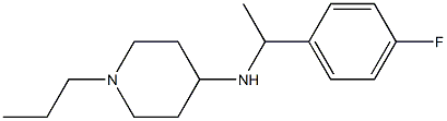 N-[1-(4-fluorophenyl)ethyl]-1-propylpiperidin-4-amine Structure