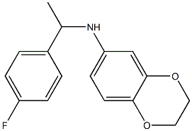 N-[1-(4-fluorophenyl)ethyl]-2,3-dihydro-1,4-benzodioxin-6-amine Structure