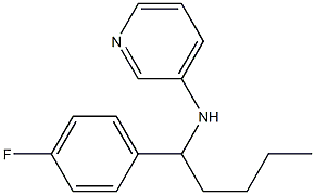 N-[1-(4-fluorophenyl)pentyl]pyridin-3-amine 구조식 이미지