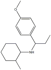 N-[1-(4-methoxyphenyl)propyl]-2-methylcyclohexan-1-amine Structure