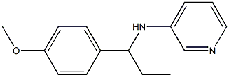 N-[1-(4-methoxyphenyl)propyl]pyridin-3-amine 구조식 이미지